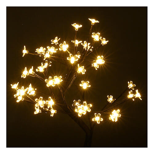 Luminous cherry tree of 45 cm with 48 warm white LEDs, indoor 4