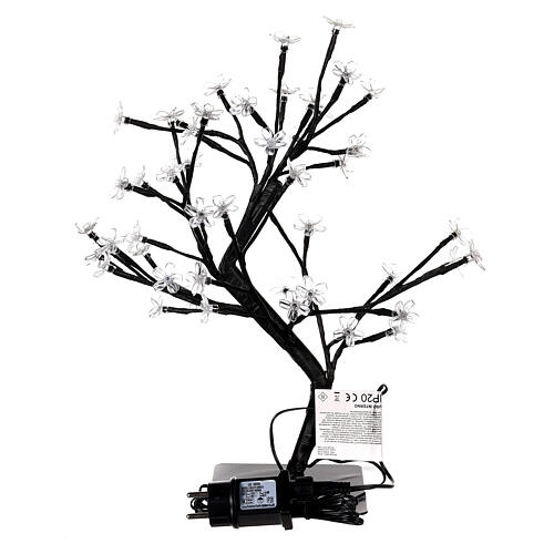 Árbol 45 cm flores cerezo 48 led blanco cálido interior 5