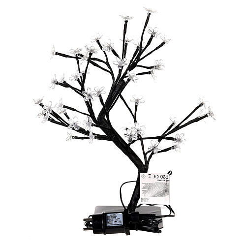Cerisier lumineux 45 cm 48 LEDs blanc chaud pour intérieur 5