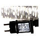 400 Gotas led blancas maxi moldeables 20 m cable transparente temporizador juegos luz s6
