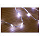 Guirlande lumineuse 400 maxi gouttes LED blanches, pliables, 20 m, câble transparent, minuteur et jeux de lumières s4