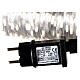 Guirlande lumineuse 400 maxi gouttes LED blanches, pliables, 20 m, câble transparent, minuteur et jeux de lumières s6