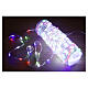 400 maxi LED multicoloured drops, pliable, 20 m, clear cable, timer and light modes s1