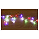 Guirlande lumineuse 400 maxi gouttes LED multicolores, pliables, 20 m, câble transparent, minuteur et jeux de lumières s2