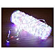 Guirlande lumineuse 400 maxi gouttes LED multicolores, pliables, 20 m, câble transparent, minuteur et jeux de lumières s4