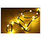 Guirlande lumineuse 400 maxi gouttes LED blanc chaud, pliables, 20 m, câble foncé, minuteur et jeux de lumières s3