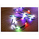 400 Maxi multicolored LED drops, timer and light effects, 20 m dark moldable cable s3
