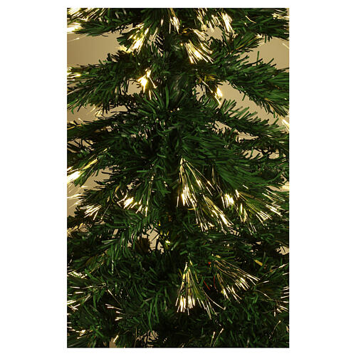 Christmas tree of 180 cm with optical fibres, warm white 2