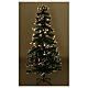 Christmas tree 180 cm warm white optical fibers s7