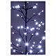 Branche stylisée marron h 150 cm avec LEDs blanc froid s2