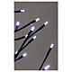 Ramo stilizzato marrone h 150 cm led bianco freddo s4