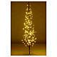 Stilisierter Zweig braun mit warmweiß LEDs, 150 cm s1