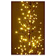 Stilisierter Zweig braun mit warmweiß LEDs, 150 cm s4