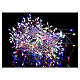 Cluster of 360 nano-LED lights, multicoloured, 6 m, with timer and light modes s1