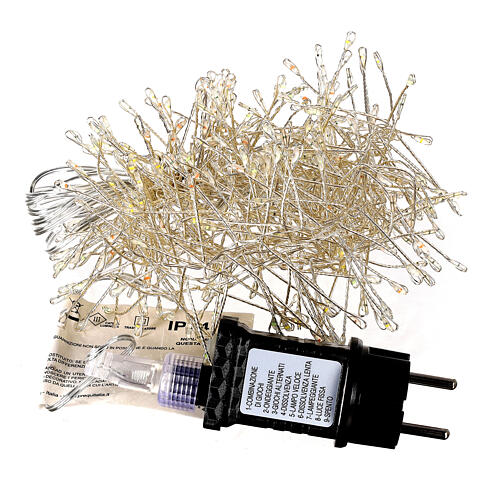 Cacho 360 nano LEDs multicolores 6 m temporizador e jogos de luzes 7