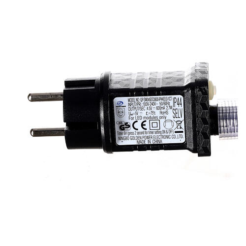 Cacho 360 nano LEDs multicolores 6 m temporizador e jogos de luzes 8