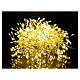 Cluster of 360 nano-LED lights, warm white, 6 m, with timer and light modes s1