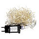 Cluster of 360 nano-LED lights, warm white, 6 m, with timer and light modes s7