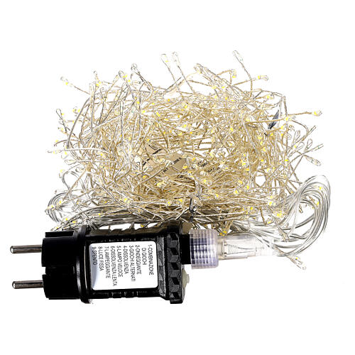 Cluster 6 m 360 nano led luz blanco cálido temporizador y efectos de luz 7