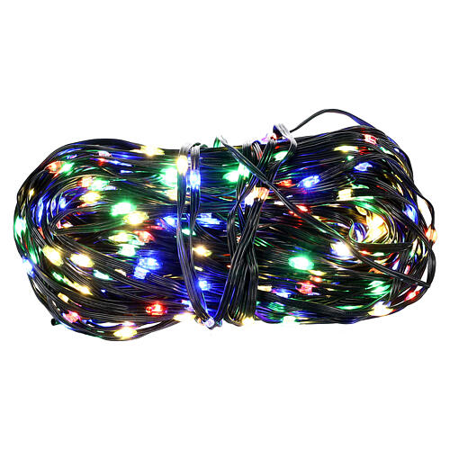 Guirlande 480 nano-LEDs lumière biface multicolore 24 m 3