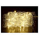 LED Christmas tree skirt 2 m silver metal band 120 nano white lights s4