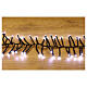 Cluster of 760 LED lights, cold white, 10 m, with timer and light modes s2