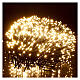 Cluster of 760 LED lights, warm white, 10 m, with timer and light modes s1