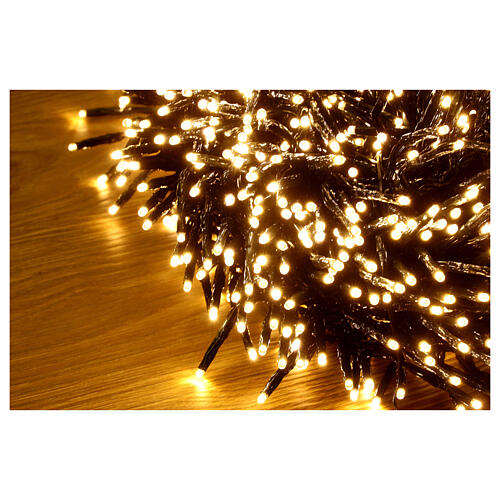 Warm white fairy string lights 760 LEDs 10 m timer and light effects 4