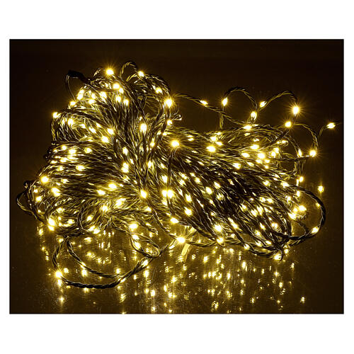 720 nano bean LED lights, warm white, timer and light modes 1