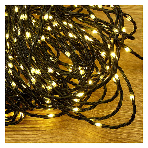 720 nano bean LED lights, warm white, timer and light modes 4