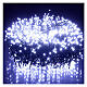 Cold white string lights 1520 LED clusters 20 m timer and light options s1