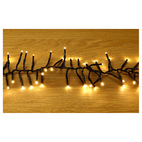 Warm white string lights 1520 LEDs 20 m timer and light effects 2