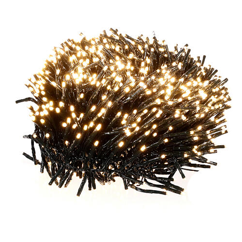Warm white string lights 1520 LEDs 20 m timer and light effects 3
