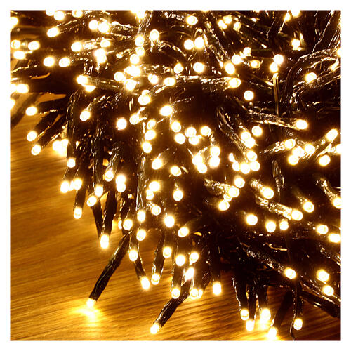Warm white string lights 1520 LEDs 20 m timer and light effects 4