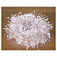 Cluster of 500 LED drops, cold white, 10 m, timer and light modes, copper pliable cable s1