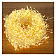 Cluster 500 warm white LEDs drops 10 m timer and plays moldable copper cable s1