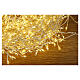 Cluster 500 warm white LEDs drops 10 m timer and plays moldable copper cable s3