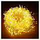 Cluster of 1000 LED drops, warm white, 20 m, timer and light 
modes, copper pliable cable s5