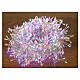 Cluster of 500 LED drops, multicoloured, 10 m, timer and light 
modes, copper pliable cable s1