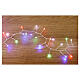 Cluster of 500 LED drops, multicoloured, 10 m, timer and light 
modes, copper pliable cable s2