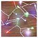 Cluster of 500 LED drops, multicoloured, 10 m, timer and light 
modes, copper pliable cable s3