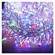 Cluster of 500 LED drops, multicoloured, 10 m, timer and light 
modes, copper pliable cable s4