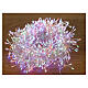 Cluster 500 drops of multicolored led 10 m timer and light effects mouldable copper cable s1