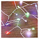 Cluster 500 drops of multicolored led 10 m timer and light effects mouldable copper cable s3