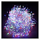 Cluster of 1000 LEDs drops, 20 m copper cable, timer and multicolor light effects s4