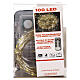 Battery Christmas lights, 100 warm white LED drops, pliable copper cable, 10 m, with remote s6