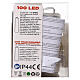 100 gotas led multicolor con control remoto cable 10 m cobre moldeable s6