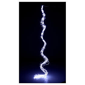 Lampki LED, 700 kropli, zimna biel, 2,5 m, efekty świetlne i timer