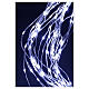 Waterfall 700 maxi drops ice white LED 2.5 m transparent cable light effects and timer s3