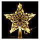 Luminous Christmas tree topper with 20 warm white nano-LED, indoor s1
